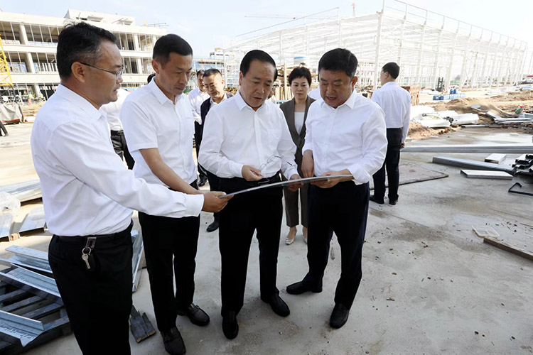 市委書記王廣部一行現(xiàn)場視察指導(dǎo)工作 市委書記王廣部一行現(xiàn)場視察指導(dǎo)工作